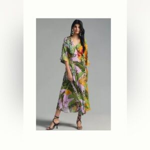 Farm Rio Printed Wrap Dress